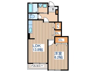 リバーサイド無限∞Ⅰの物件間取画像